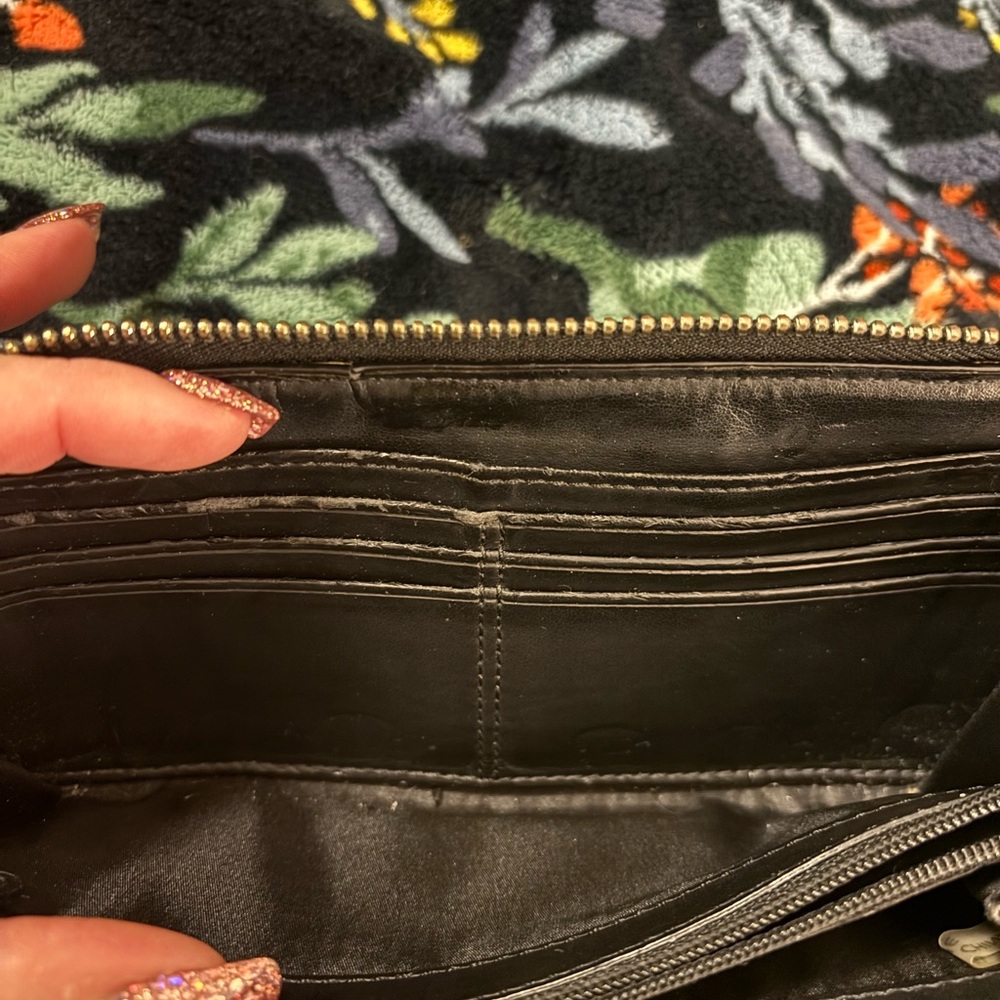 Coach Gray And Black Signature Wallet - Picture 8 of 10